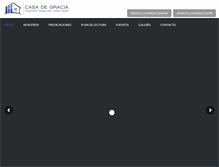 Tablet Screenshot of casadegracia.com.mx